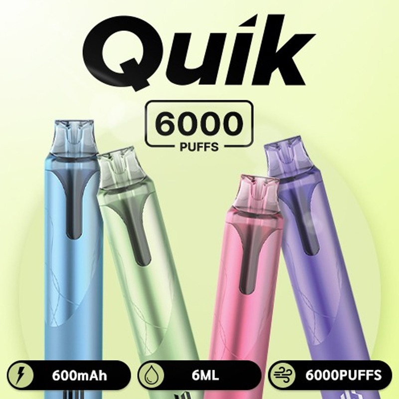 ■ [카디날] Quik 퀵 일회용 전자담배 6000 puff 🎇