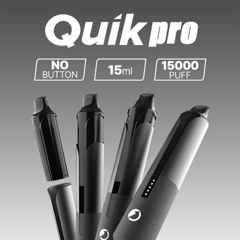 ■ [Kardinal Quik Pro] 카디날 퀵 프로 킷 15000 Puffs 일회용 전자담배 (팟 교체형)