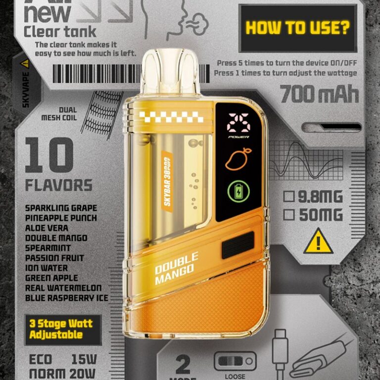 ■ [SKYBAR] 스카이바 일회용 전자담배 30000 Puffs